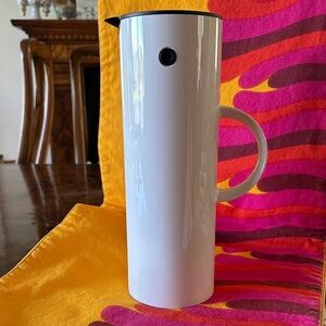 Stelton by Erik Magnussen Tall,  Black & White “Picnic” Insulated Pitcher